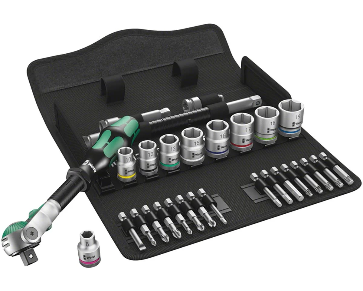 Wera 8100 SB 6 Zyklop Speed Ratchet Set (3/8" Drive) (Metric)